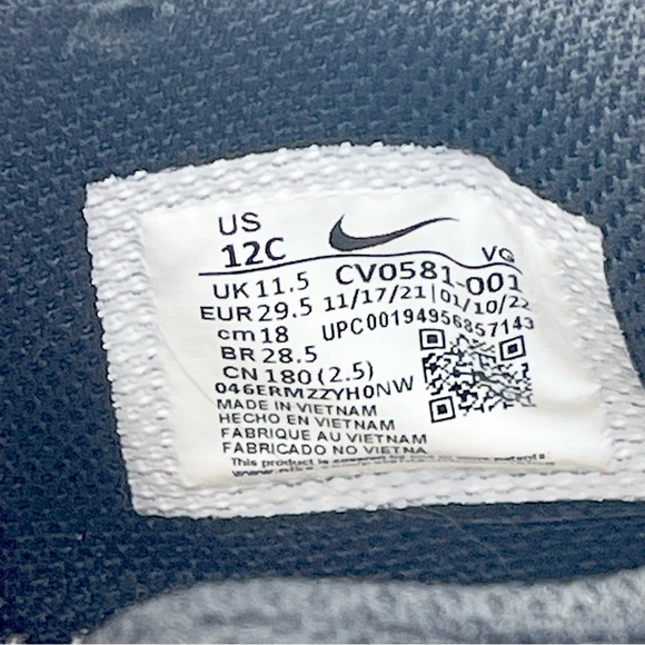 Nike Alpha Fastflex Youth Kids Athletic Outdoor Sport Cleats Black Size 12 - Picture 11 of 11